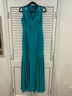 slim fit dress slacks Green Maxi Dress - Calanthe Maxi Dress - Emerald main image 1